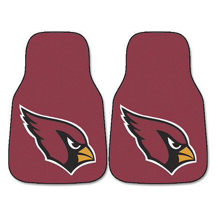 Carpeted Car Mat,arizona Cardinalss,pk2