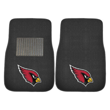 Embroider Car Mat,arizona Cardinals,pk2