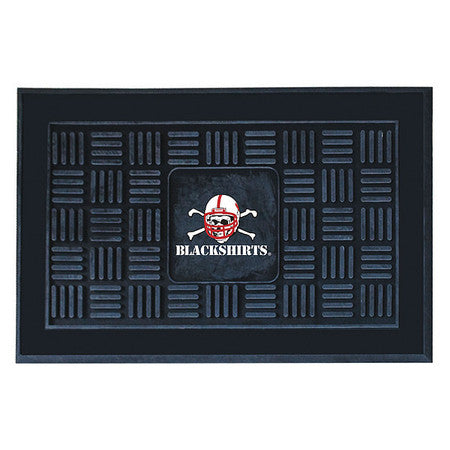 Nebraska Door Mat Black Shirts (1 Units