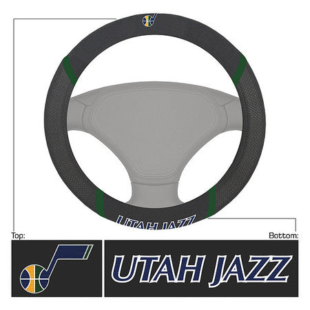 Utah Jazz Steering Wheel Cover,15"x15" (