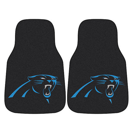 Carolina Panthers Carpeted Car Mats,pk2