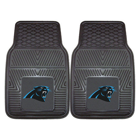 Carolina Panthers Vinyl Car Mats,2pc,pk2