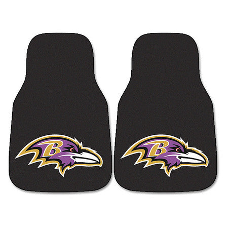 Baltimore Ravens Carpeted Car Mats,pk2 (