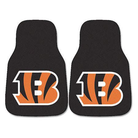 Cincinnati Bengals Carpet Car Mats,pk2 (