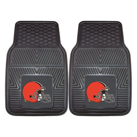 Cleveland Browns Vinyl Car Mats,2pc,pk2