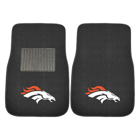 Denver Broncos Embroidered Car Mats,pk2