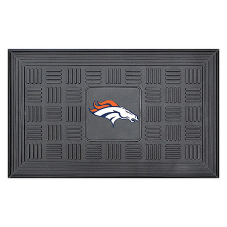 Denver Broncos Door Mat,19.5"x31.25" (1