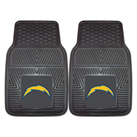 Los Angeles Chargers Vinyl Car Mats,pk2