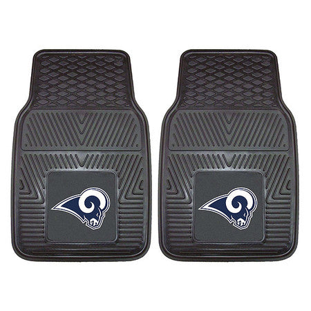 Los Angeles Rams Vinyl Car Mats,2pc,pk2