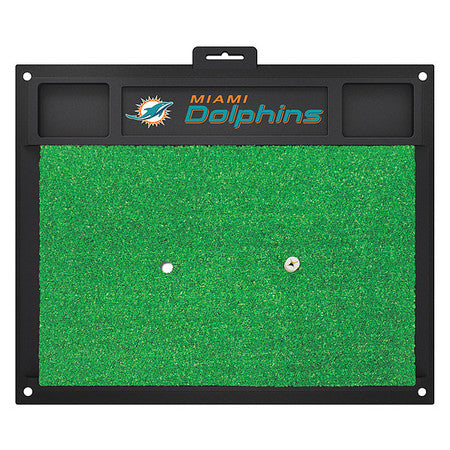 Miami Dolphins Golf Hitting Mat,20" X17"