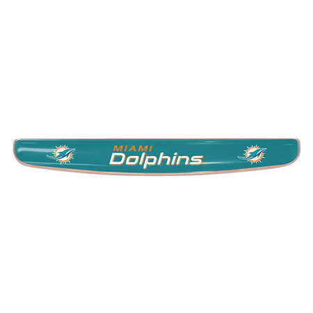 Miami Dolphins Wrist Rest,2"x18" (1 Unit