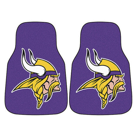 Minnesota Vikings Carpet Car Mat,pk2 (1