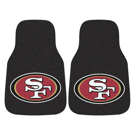 San Francisco 49ers Carpet Car Mat,pk2 (