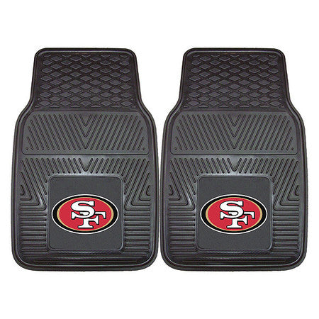 San Francisco 49ers Vinyl Car Mats,pk2 (