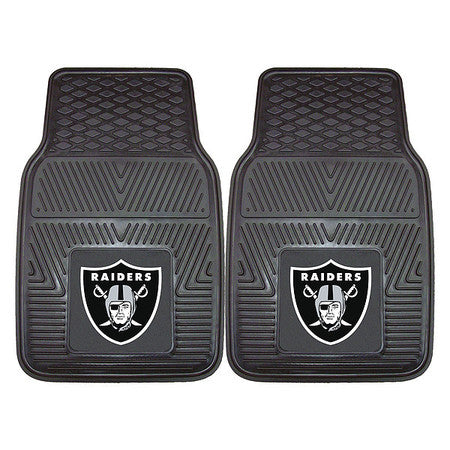 Oakland Raiders Vinyl Car Mats,2pc,pk2 (