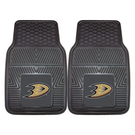 Vinyl Car Mat,anaheim Ducks,2 Pc ,pk2 (1