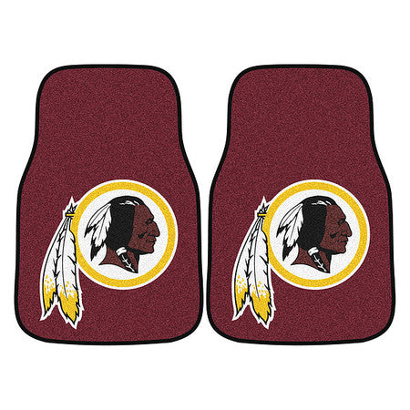 Washington Redskins Carpet Car Mat,pk2 (