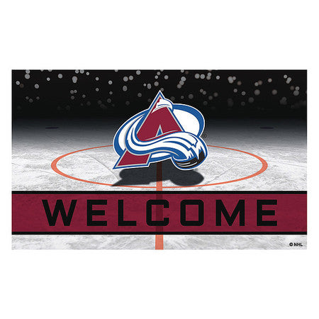 Colorado Avalanche Door Mat,crumb Rubber