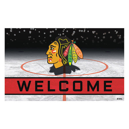 Chicago Blackhawks Door Mat,crumb Rubber