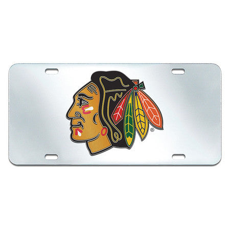 Chicago Blackhawks License Plate Inlaid