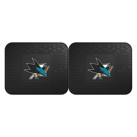 San Jose Sharks Utility Mat,14"x17",pk2