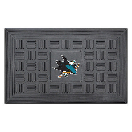 San Jose Sharks Door Mat,19.5"x31.25" (1