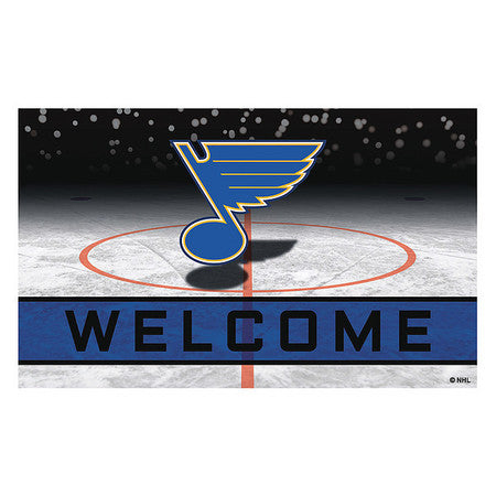 St. Louis Blues Door Mat,crumb Rubber (1