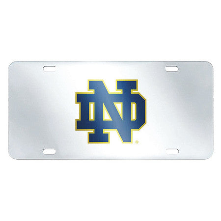 Notre Dame License Plate Inlaid,6"x12" (