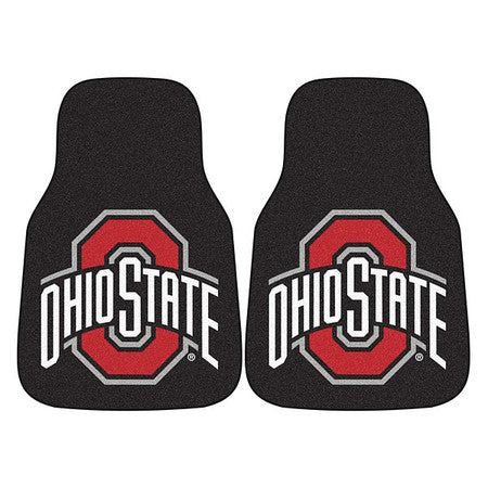 Ohio State Carpeted Car Mats,2pc,pk2 (1