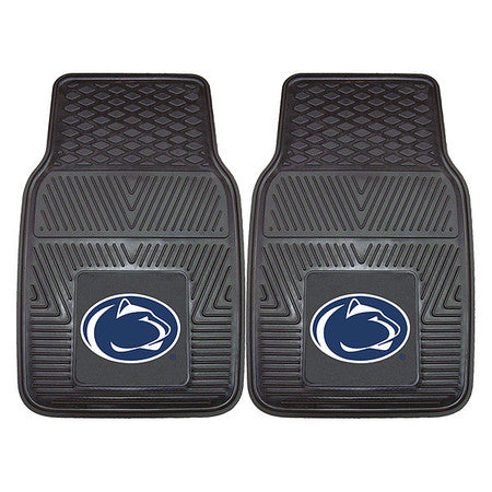 Penn State Vinyl Car Mats,2pc,17x27",pk2