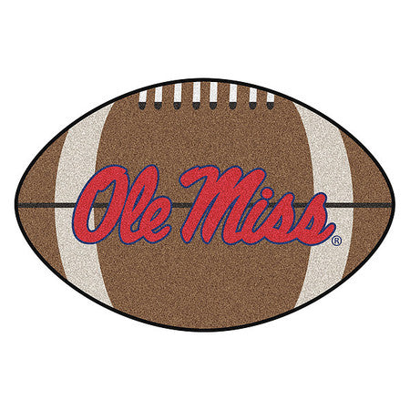 Ole Miss Football Rug,20.5"x32.5" (1 Uni