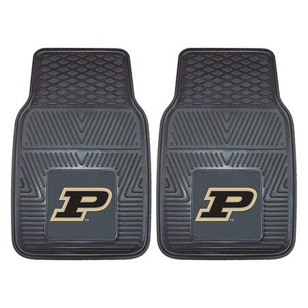 Purdue P Vinyl Car Mats,2pc,17x27",pk2 (