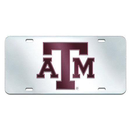 Texas A/m License Plate Inlaid,6"x12" (1