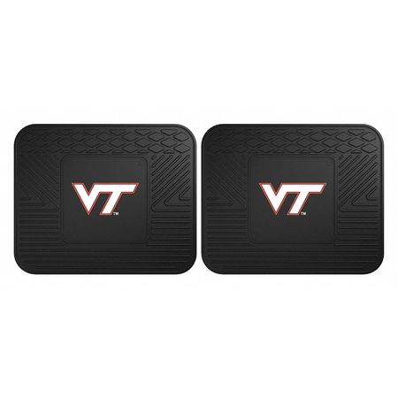 Virginia Tech Utility Mat,2pc,14x17",pk2