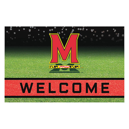 University Of Maryland Door Mat,rubber (