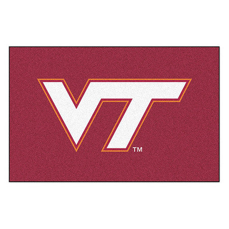 Virginia Tech Starter Rug,19"x30" (1 Uni