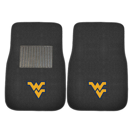 West Virginia Embroidered Car Mats,pk2 (