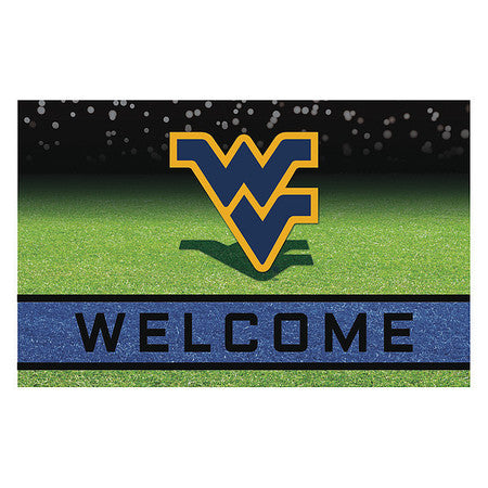 West Virginia University Door Mat,rubber