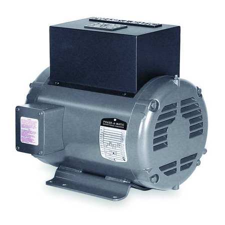 Phase Converter,rotary,5 Hp,208-240v (1