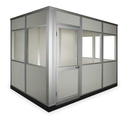 Modular In-plant Office,8x10,w/6 Windows