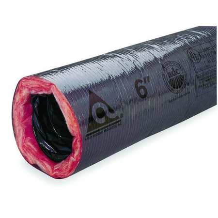 Insulated Flexible Duct,5000 Fpm,180f (1