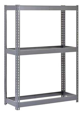 Boltless Shelving,freestanding,60"h,gray