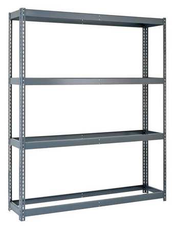 Boltless Shelving,freestanding,84"h,gray