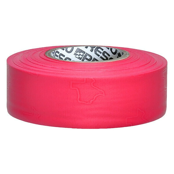 Texas Flagging Tape, Pink Glo, 150 ft