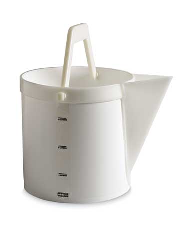 Chemical Resistant Pail Tapered,4 Gal. (