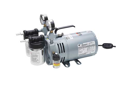 Vacuum Pump,rotary Vane,1/4 Hp,26 In Hg