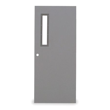 Steel Door With Glass,type 1,84 X 36 In