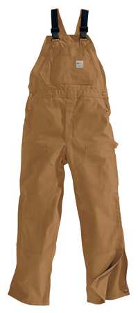 Bib Overall,brown,50in X 36in,13 Oz. (1