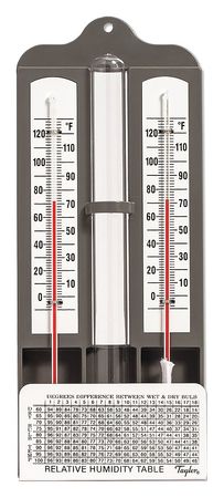 Mason Hygrometer,range 0/120 F (1 Units