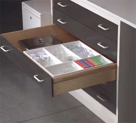 Drawer Organizer,5comp,4x17.5x19.5in (1